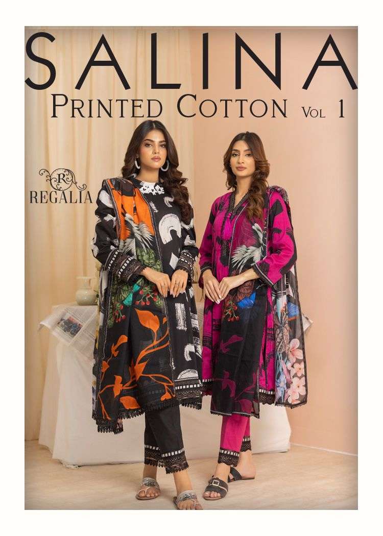 SALINA Printed Cotton Vol 1 2024 by Regalia Textiles